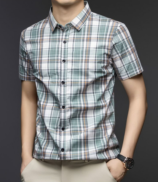 Verdant Gridcrest Shirt